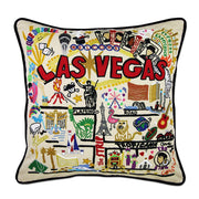 Quirks! Pillows Las Vegas Hand-Embroidered Pillow