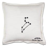 Quirks! Pillows Leo Astrology Hand-Embroidered Pillow by Cat Studio