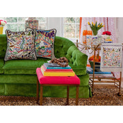 Quirks! Pillows Louisiana Hand-Embroidered Pillow