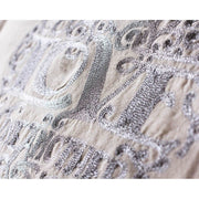 Quirks! Pillows Love Heart Love Letters Hand-Embroidered Pillow - Available in Gold or Silver by CatStudio