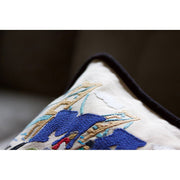 Quirks! Pillows Mackinac Island Hand-Embroidered Pillow by Cat Studio