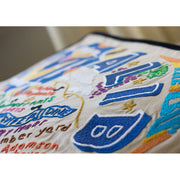 Quirks! Pillows Malibu Hand-Embroidered Pillow