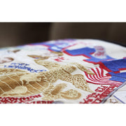 Quirks! Pillows Marines Large Hand-Embroidered Pillow