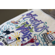Quirks! Pillows Martha's Vineyard Hand-Embroidered Pillow