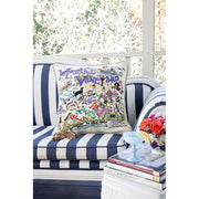 Quirks! Pillows Martha's Vineyard Hand-Embroidered Pillow