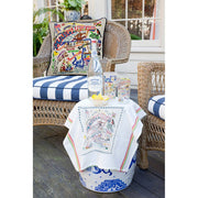 Quirks! Pillows Maryland Hand-Embroidered Pillow