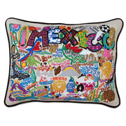 Quirks! Pillows Mexico Hand-Embroidered Pillow