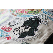 Quirks! Pillows Michigan State University Collegiate Embroidered Pillow by CatStudio