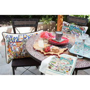 Quirks! Pillows Minnesota Hand-Embroidered Pillow