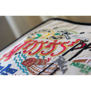 Quirks! Pillows Mississippi Hand-Embroidered Pillow