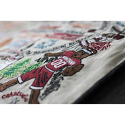 Quirks! Pillows Montana, University of Collegiate Embroidered Pillow by CatStudio