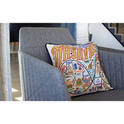 Quirks! Pillows Nashville Hand-Embroidered Pillow