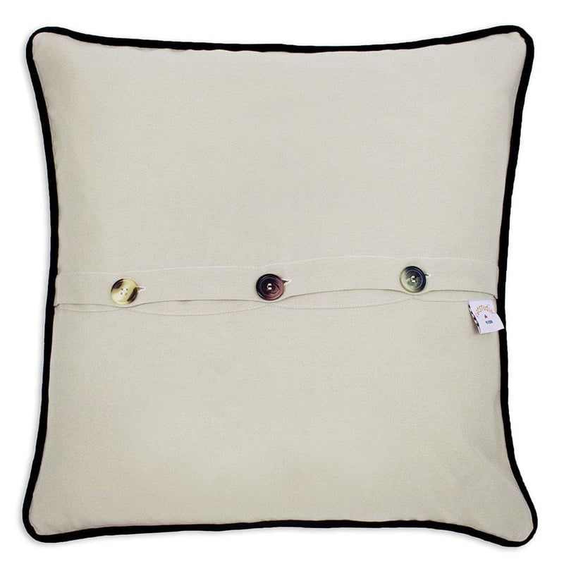 Quirks! Pillows Nebraska Hand-Embroidered Pillow