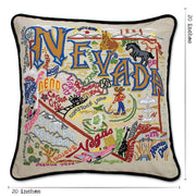 Quirks! Pillows Nevada Hand-Embroidered Pillow