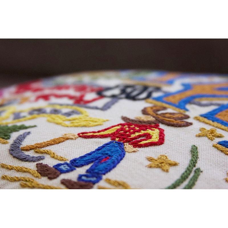 Quirks! Pillows Nevada Hand-Embroidered Pillow