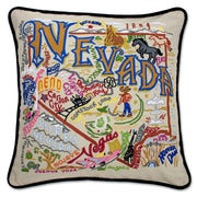 Quirks! Pillows Nevada Hand-Embroidered Pillow