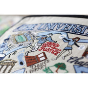 Quirks! Pillows North Carolina, University of Collegiate Embroidered Pillow by CatStudio