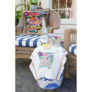 Quirks! Pillows Ohio Hand-Embroidered Pillow