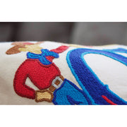 Quirks! Pillows Oklahoma City Hand-Embroidered Pillow