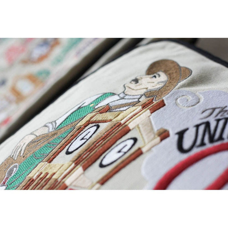 Quirks! Pillows Oklahoma, University of Collegiate Embroidered Pillow by CatStudio