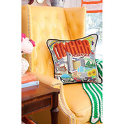 Quirks! Pillows Omaha Hand-Embroidered Pillow