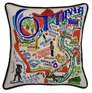 Quirks! Pillows Ottawa Hand-Embroidered Pillow