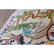 Quirks! Pillows Palm Springs Hand-Embroidered Pillow