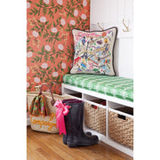 Quirks! Pillows Paris Hand-Embroidered Pillow