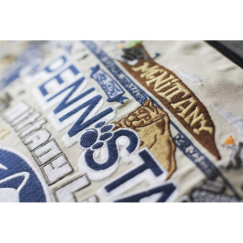 Quirks! Pillows Penn State University Collegiate Hand-Embroidered Pillow