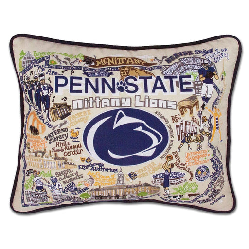 Quirks! Pillows Penn State University Collegiate Hand-Embroidered Pillow