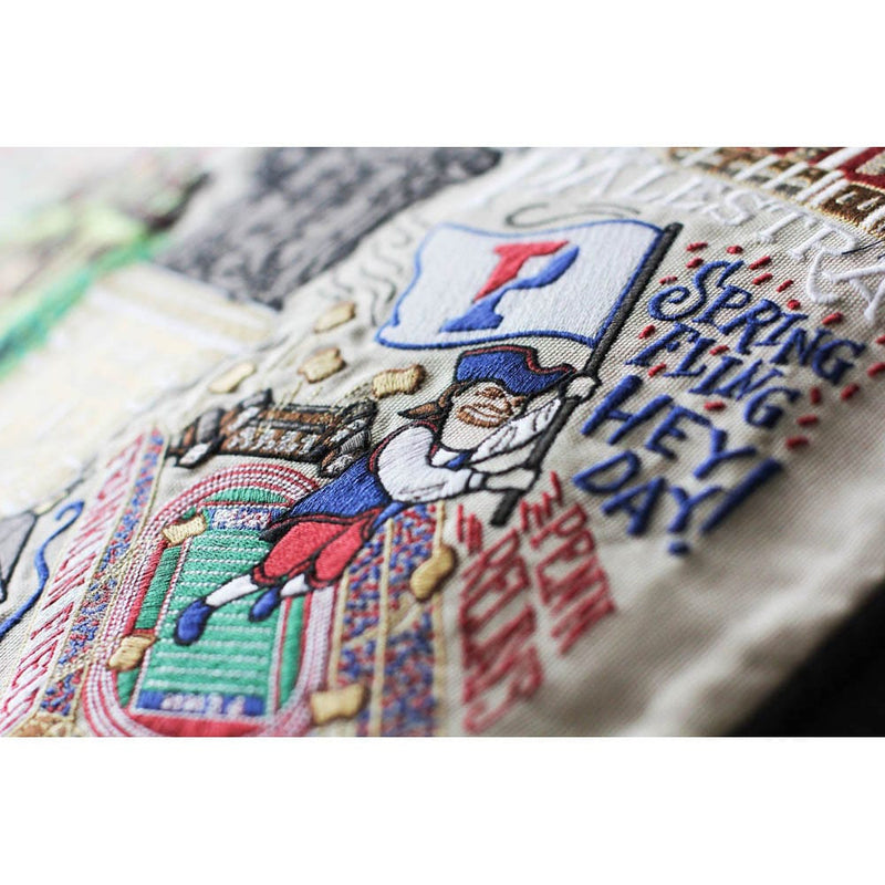 Quirks! Pillows Pennsylvania, University of Collegiate Embroidered Pillow by CatStudio