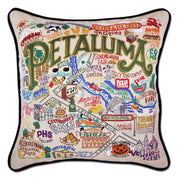 Quirks! Pillows Petaluma Hand-Embroidered Pillow