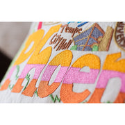 Quirks! Pillows Phoenix Hand-Embroidered Pillow