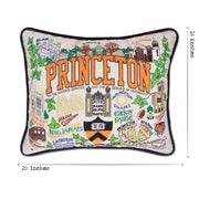 Quirks! Pillows Princeton University Collegiate Embroidered Pillow by CatStudio