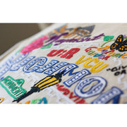 Quirks! Pillows Richmond Virginia Hand-Embroidered Pillow