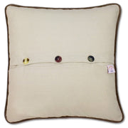 Quirks! Pillows Rocky Mountain National Park Hand-Embroidered Pillow by Cat Studio