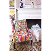 Quirks! Pillows Sacramento Hand-Embroidered Pillow