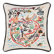 Quirks! Pillows San Francisco, CA Hand-Embroidered Pillow