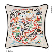 Quirks! Pillows San Francisco, CA Hand-Embroidered Pillow