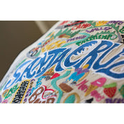 Quirks! Pillows Santa Cruz Hand-Embroidered Pillow
