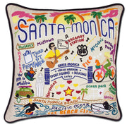 Quirks! Pillows Santa Monica, CA Hand-Embroidered Pillow