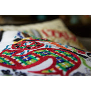 Quirks! Pillows Scotland Hand-Embroidered Pillow