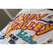 Quirks! Pillows Ski Sun Valley Hand-Embroidered Pillow