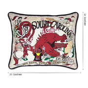 Quirks! Pillows South Carolina, University of Collegiate Hand-Embroidered Pillow