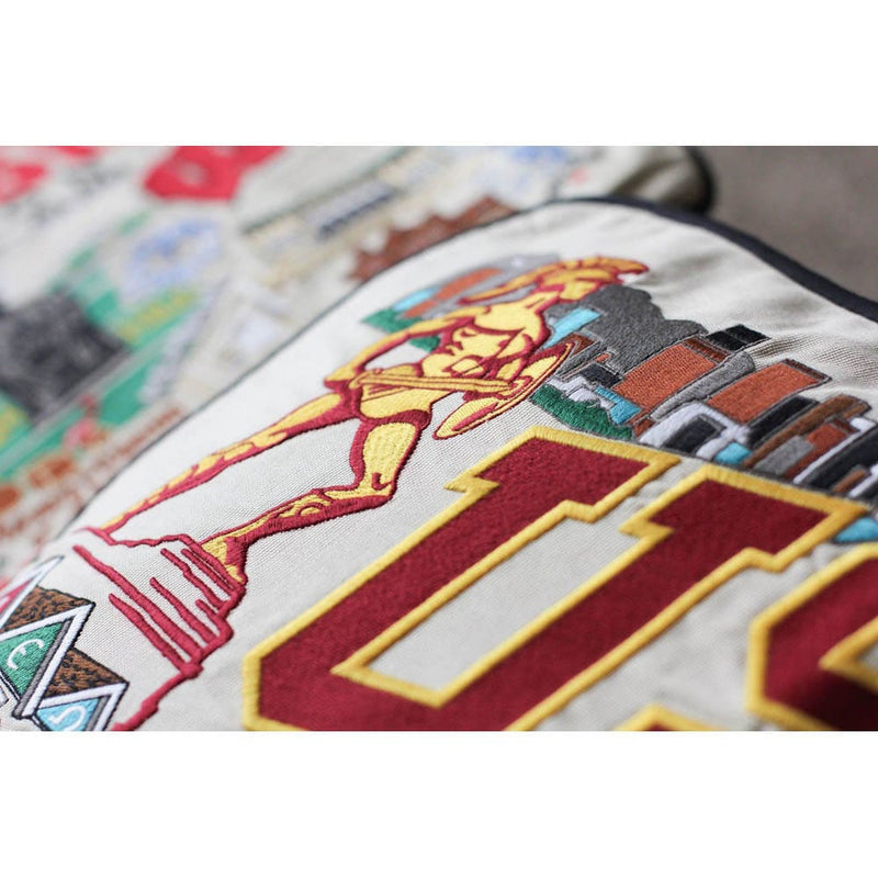Quirks! Pillows Southern California, University of (USC) Collegiate Embroidered Pillow by CatStudio