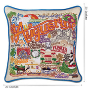 Quirks! Pillows St. Augustine, FL Hand-Embroidered Pillow