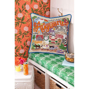 Quirks! Pillows St. Augustine, FL Hand-Embroidered Pillow
