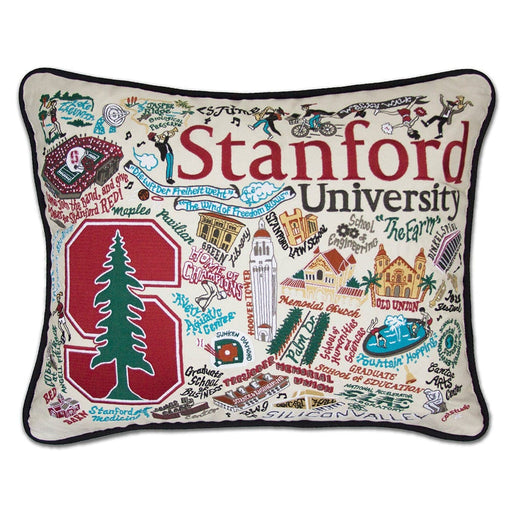Quirks! Pillows Stanford University Collegiate Hand-Embroidered Pillow