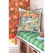 Quirks! Pillows Tampa - St. Pete, FL Hand-Embroidered Pillow