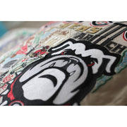 Quirks! Pillows University of Georgia Collegiate Hand-Embroidered Pillow